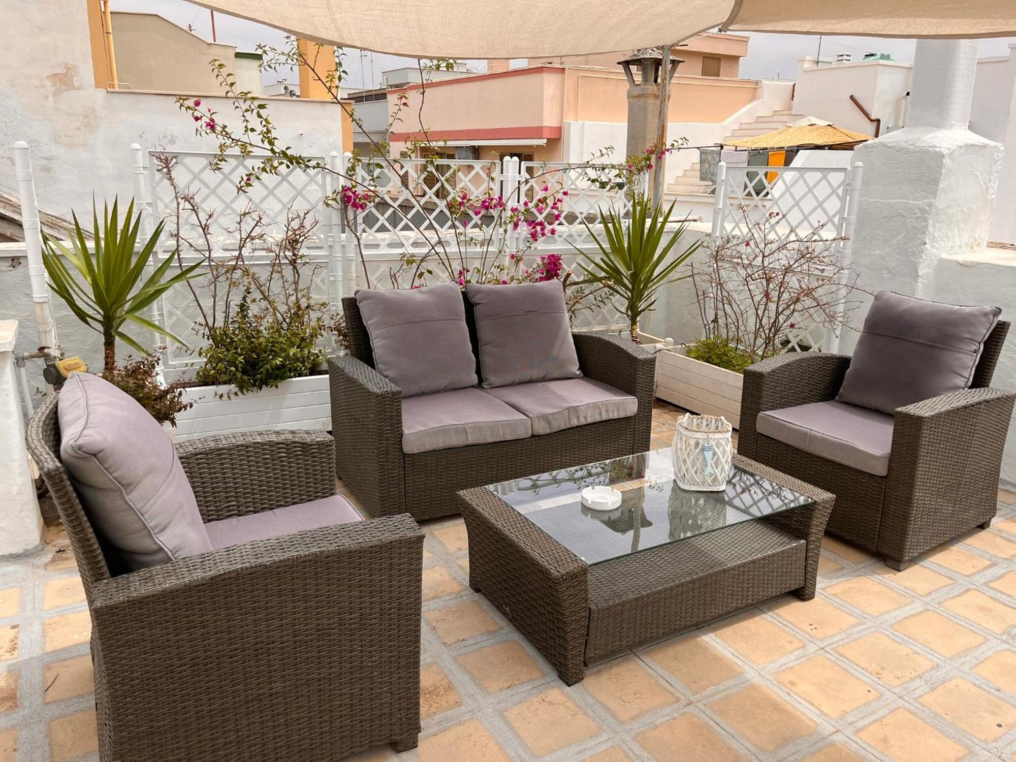 Vele Bianche Cosy Home Con Terrazza Polignano a Mare Luaran gambar
